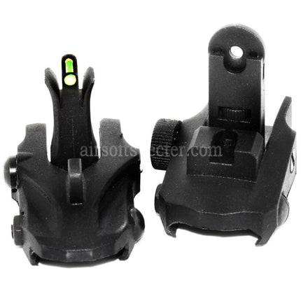 APS Athena Back Up Front Rear Sight Set For 20mm Standard Rail