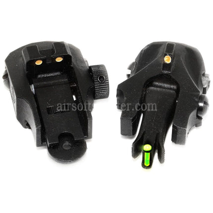 APS Athena Back Up Front Rear Sight Set For 20mm Standard Rail