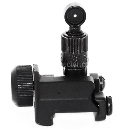 D-BOYS Knight's KAC Type 600M Flip Up Rear Sight For M4 M16 AR Series Rifles Airsoft