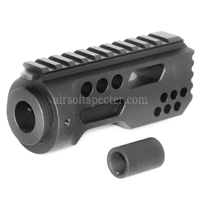 AIRSOFT SPECTER Matrix Zombat Metal Flash Hider For -14mm CCW Counter-Clockwise Thread Barrel Rifles Airsoft