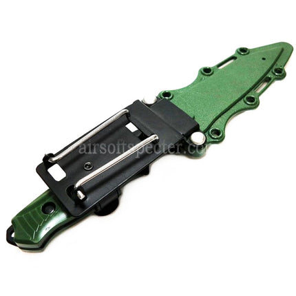 CYMA Plastic 141 Nimravus Tanto Knife (Non-Sharp Soft Rubber Fake Knife) with Sheath