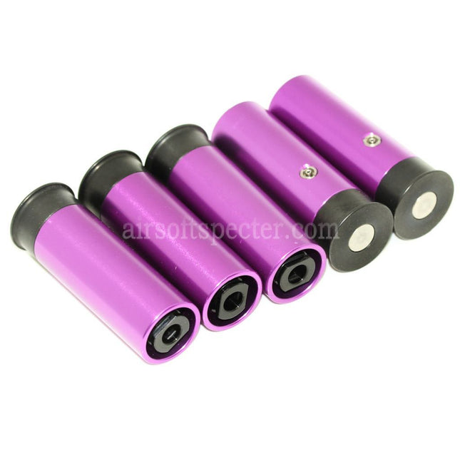 PPS 5pcs 6rd Co2 Gas Metal Shell for Tanaka PPS M870 XM26 Pump Action Shotgun Airsoft