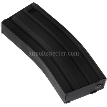 Chargeur Mid-Cap Métal 160 billes E&C pour répliques AEG M4 M16 Airsoft Noir