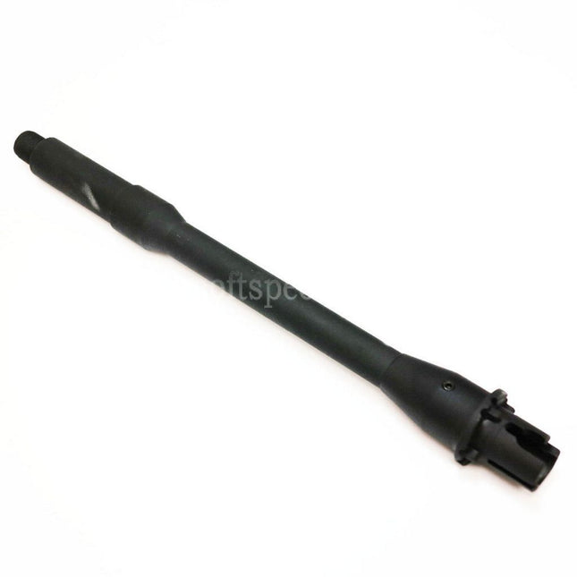 5KU 255mm 10 Aluminium Outer Barrel -14mm CCW Counter-Clockwise Thread For M4 M16 Series AEG Rifles Airsoft Black