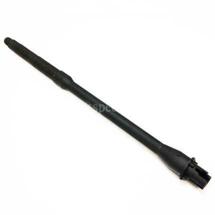 5KU 365mm 14.25 Aluminium Outer Barrel Mid Length -14mm CCW Counter-Clockwise Thread For M4 M16 Series AEG Rifles Airsoft Black