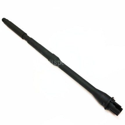 Canon Externe Aluminium 5KU 405mm 16" Longueur Carabine Filetage Antihoraire -14mm CCW Pour Répliques AEG Airsoft M4 M16 Noir