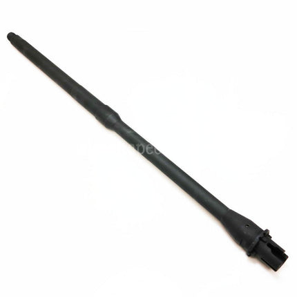 5KU 460mm 18 Aluminium Outer Barrel Mid Length -14mm CCW Counter-Clockwise Thread For M4 M16 Series AEG Rifles Airsoft Black