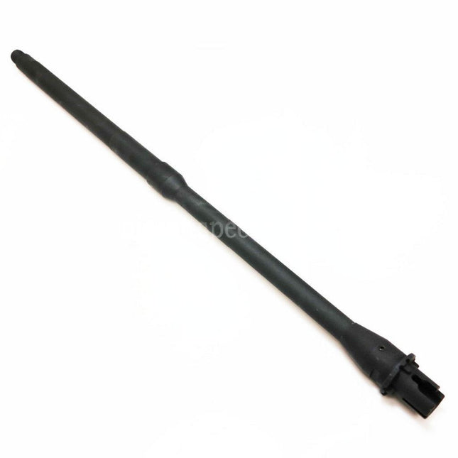 5KU 460mm 18 Aluminium Outer Barrel Mid Length -14mm CCW Counter-Clockwise Thread For M4 M16 Series AEG Rifles Airsoft Black