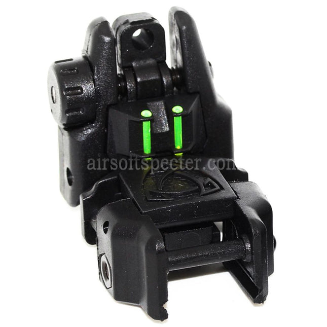 APS Rhino Fiber Optic Rear Sight For Mil-STD 1913 Picatinny Rail