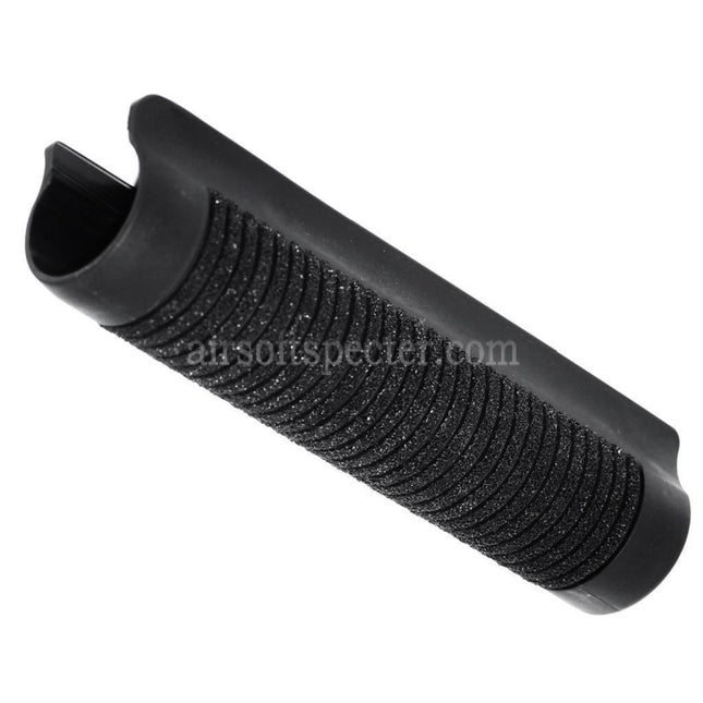 APS Police Style Stippling Shotguns Forend For CAM870 Shotguns Airsoft Black