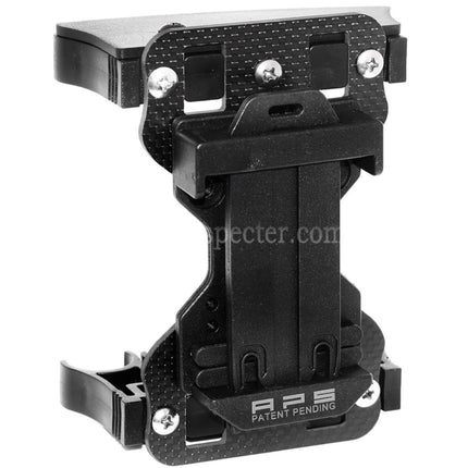 APS 8rd Plate Shotshell Caddy System With Belt Loop For CAM870 Shotgun Shell Black