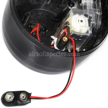 BATTLEAXE Chargeur Tambour Électrique C-Mag 2500 Billes Pour Répliques Airsoft M4 M16 AEG Noir