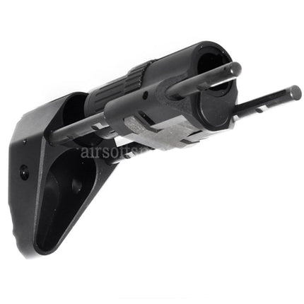 5KU PDW Retractable Stock For Tokyo Marui M4 M16 Series AEG Rifles Airsoft Black