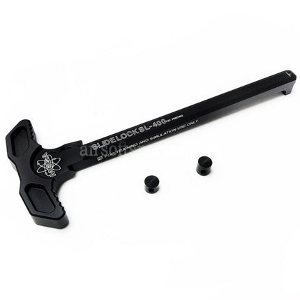 PTS Mega Arms Slide Lock Charging Handle For G&P WA M4 Series GBB Rifles Airsoft Black