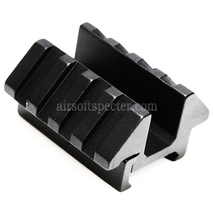 AIRSOFT SPECTER Dual Angle Rail Mount For 20mm Rail System Rifles Black
