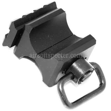 APS Tactical Picatinny Rail with Sling Swivel For CAM870 Shotgun Airsoft Black