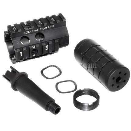 5KU Mini Patriot Front Kit For M4 M16 Series AEG Rifles Airsoft Black