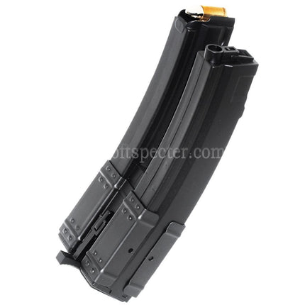 CYMA 560rd Hi-Cap Long Dual Magazine For Classic Army / CYMA / G&P / Golden Eagle / JG / SRC / Tokyo Marui MP5 Series AEG Rifles Airsoft Black