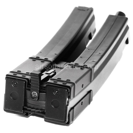 CYMA 560rd Hi-Cap Long Dual Magazine For Classic Army / CYMA / G&P / Golden Eagle / JG / SRC / Tokyo Marui MP5 Series AEG Rifles Airsoft Black
