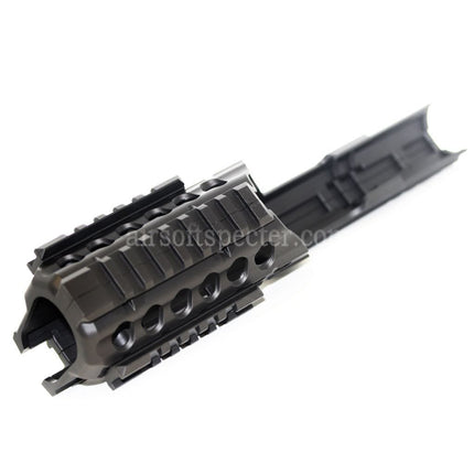 AIRSOFT SPECTER Light Weight 250mm Handguard Rail System For Tokyo Marui MP5K / MP5K PDW Rifles Black