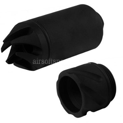 5KU Radical 556 SpitFire Flaming Tornado Convertible Amplifier Flash Hider Muzzle Brake -14mm CCW Counter-clockwise Threaded