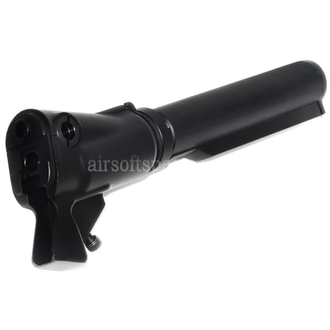 Golden Eagle Retractable Gas Tank Stock For JG Jing Gong Golden Eagle Tokyo Marui M870 Shotgun Airsoft Black