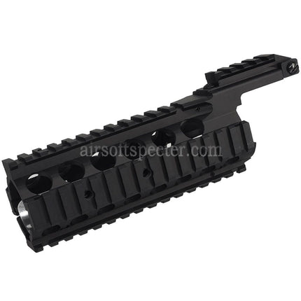 AIRSOFT SPECTER 210mm Aluminum KAC Style RAS II Handguard Rail System For M4 M16 Series AEG Rifles Black