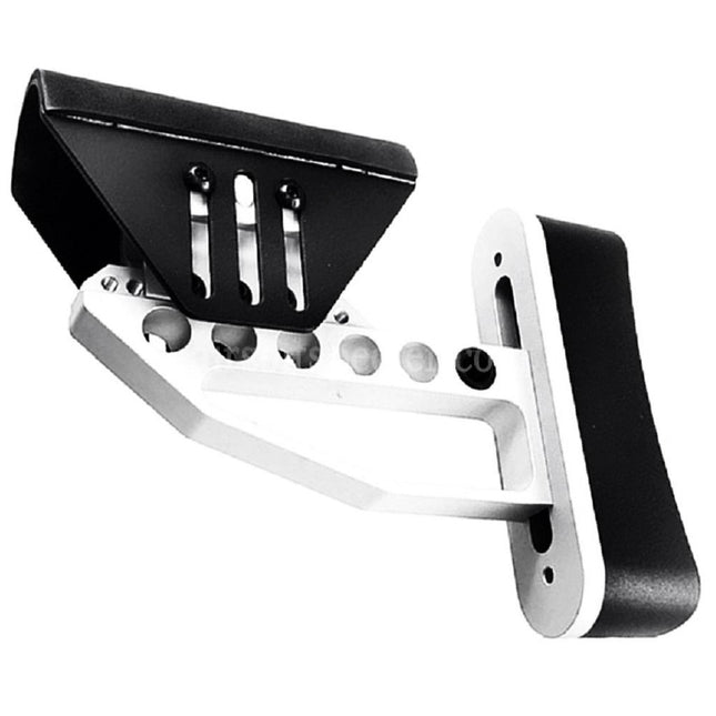 AIRSOFT SPECTER Light Weight Adjustable Stock (Type 2) For M4 M16 Series AEG Rifles Black/Silver