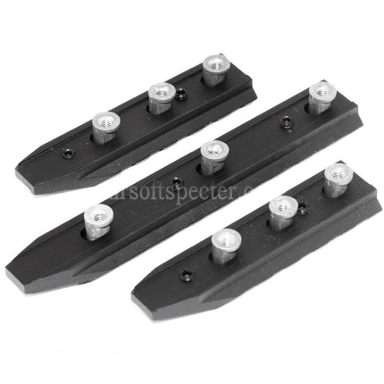 AIRSOFT SPECTER 3pcs 115mm/75mm/75mm UXR4 Keymod Rail Set Black