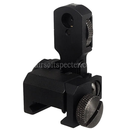 5KU MAD BUIS Viseur Arrière Relevable pour Répliques Airsoft M4 M16 AEG