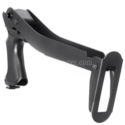 CYMA Metal Folding Stock with Plastic Grip For CYMA M870 Series Shotgun Airsoft Black