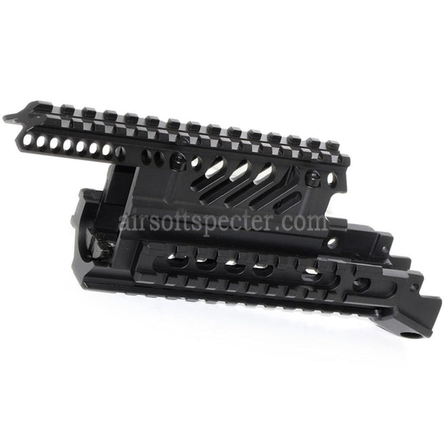 CYMA X47 Aluminum Upper Lower RIS RAS Handguard Rail System For AK Series AEG Rifles Airsoft Black