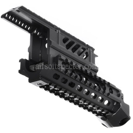 CYMA X47 Aluminum Upper Lower RIS RAS Handguard Rail System For AK Series AEG Rifles Airsoft Black