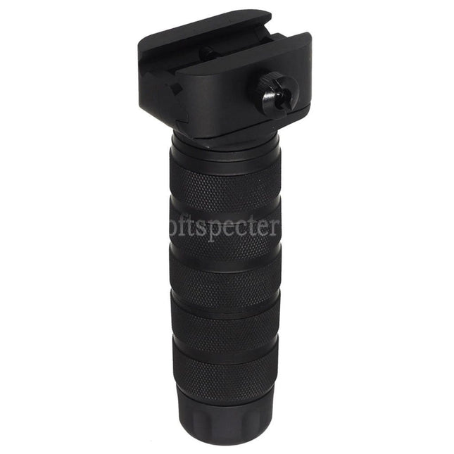 AIRSOFT SPECTER Aluminium Troy Style Modular Combat Vertical Grip For 20mm Picatinny Rail Black