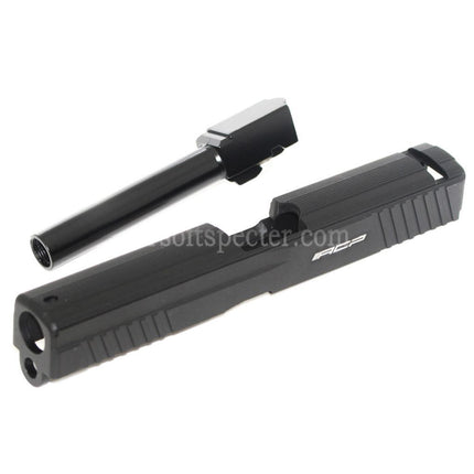 APS Aluminum Slide with Barrel For ACP601 / Tokyo Marui G17 GBB Pistols Airsoft Black