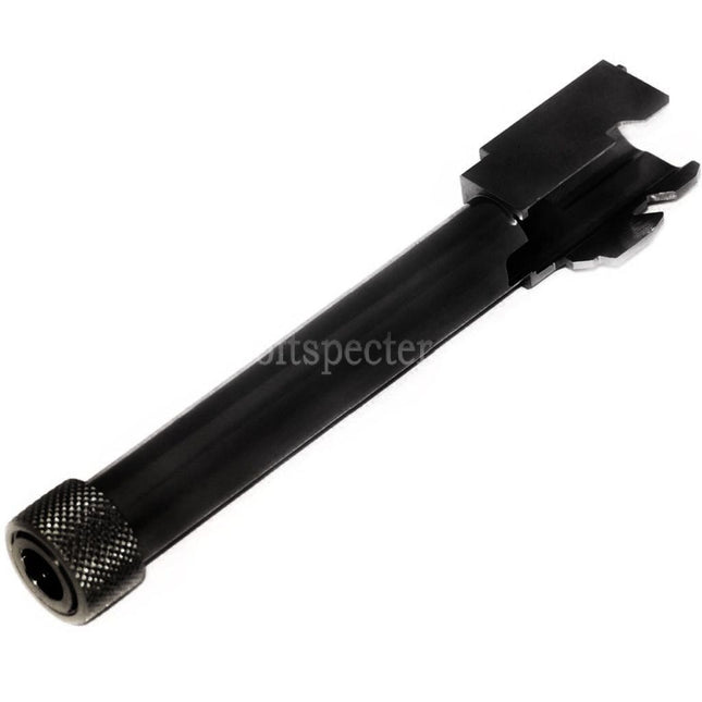 5KU CNC Aluminum Outer Barrel Type 1 with -14mm CCW Counter-Clockwise Thread Cover For Tokyo Marui G17 GBB Pistols Airsoft