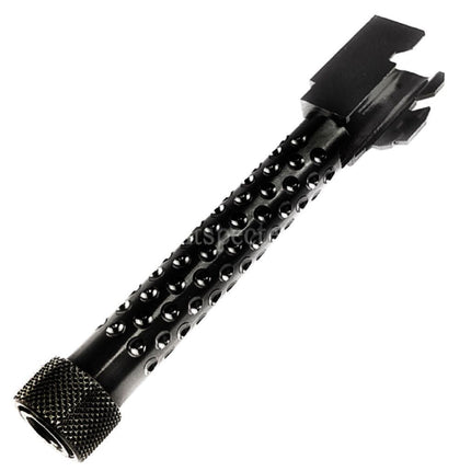 5KU CNC Aluminum Outer Barrel Type 3 with -14mm CCW Counter-Clockwise Thread Cover For Tokyo Marui G17 GBB Pistols Airsoft