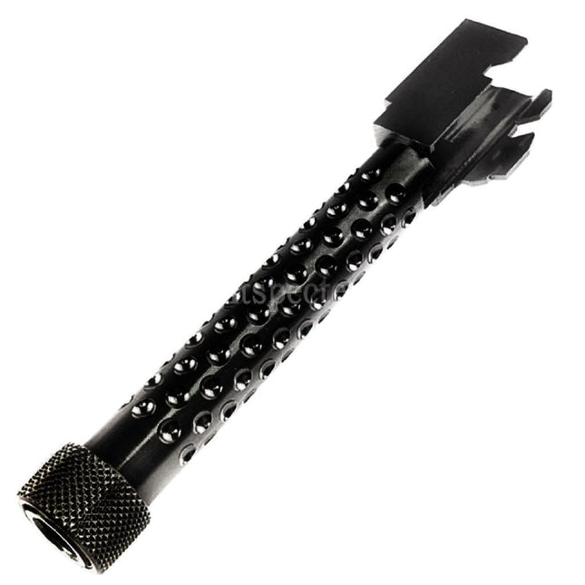 5KU CNC Aluminum Outer Barrel Type 3 with -14mm CCW Counter-Clockwise Thread Cover For Tokyo Marui G17 GBB Pistols Airsoft