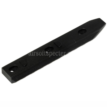 AIRSOFT SPECTER Panneau de rail 115mm 9 emplacements pour système de garde-main URX RAS Noir