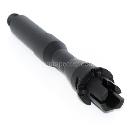 5KU 7 Aluminum CQB Outer Barrel -14mm CCW Counter-Clockwise Thread For M4 M16 Series AEG Rifles Airsoft Black