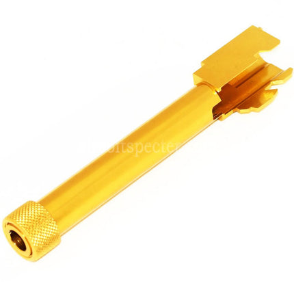 5KU CNC Aluminum Outer Barrel Type 1 with -14mm CCW Counter-Clockwise Thread Cover For Tokyo Marui G17 GBB Pistols Airsoft