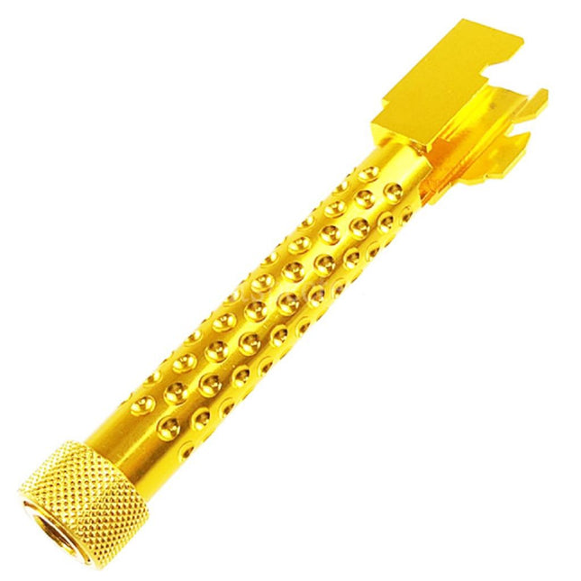 5KU CNC Aluminum Outer Barrel Type 3 with -14mm CCW Counter-Clockwise Thread Cover For Tokyo Marui G17 GBB Pistols Airsoft