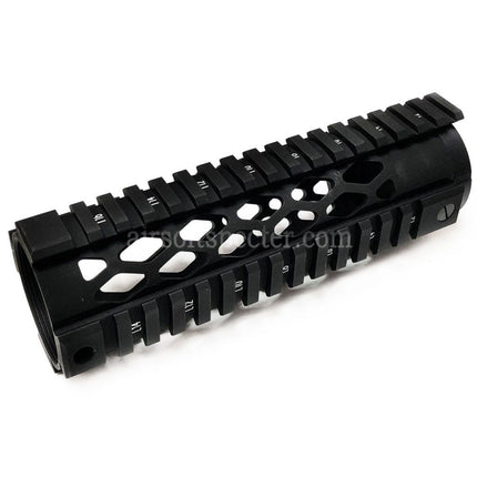 5KU Diamond Series Carbine RAS Handguard Rail System For M4 M16 Series AEG GBB Rifles Airsoft Black