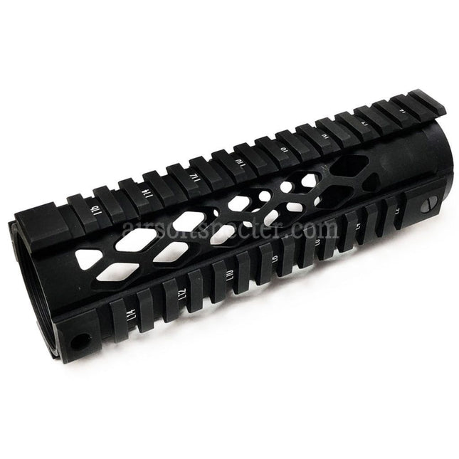 5KU Diamond Series Carbine RAS Handguard Rail System For M4 M16 Series AEG GBB Rifles Airsoft Black