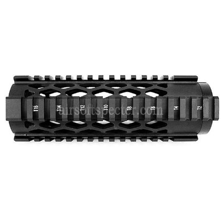 5KU Diamond Series Carbine RAS Handguard Rail System For M4 M16 Series AEG GBB Rifles Airsoft Black