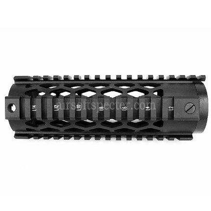 5KU Diamond Series Carbine RAS Handguard Rail System For M4 M16 Series AEG GBB Rifles Airsoft Black
