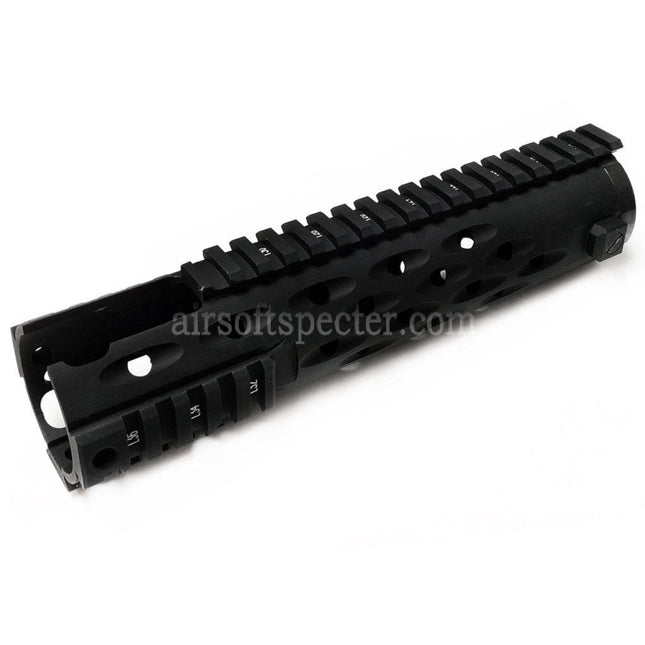 5KU 236mm TJ Competition Series Handguard Rail System (Carbine CUTOUT) For Tokyo Marui M4 M16 AEG Rifles Airsoft Black