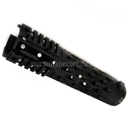 5KU 236mm TJ Competition Series Handguard Rail System (Carbine CUTOUT) For Tokyo Marui M4 M16 AEG Rifles Airsoft Black