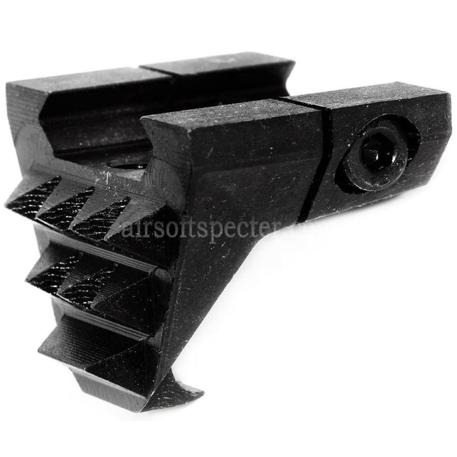 5KU Metal Strike Handstop with Rear Hook For Any 20mm Picatinny Rail Black