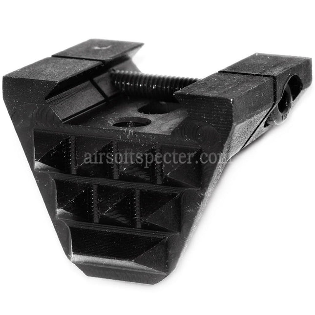 5KU Metal Strike Handstop with Rear Hook For Any 20mm Picatinny Rail Black